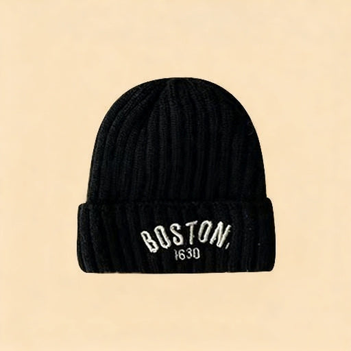 Children's Knitted Warm Hat with Earflaps