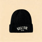 Children's Knitted Warm Hat with Earflaps