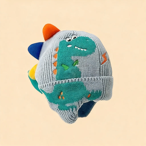 Children's Knitted Warm Hat with Earflaps