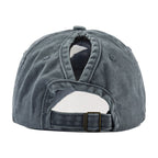 Ponytail Baseball Cap with Breathable Comfort and UV Protection