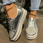 Comfortable Orthopedic Sequin Sneakers
