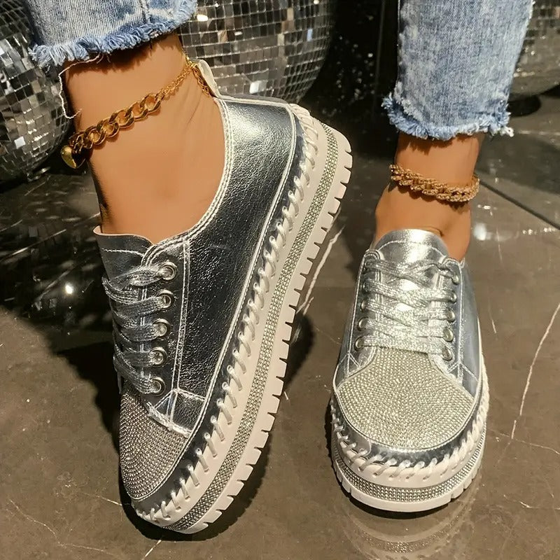 Comfortable Orthopedic Sequin Sneakers