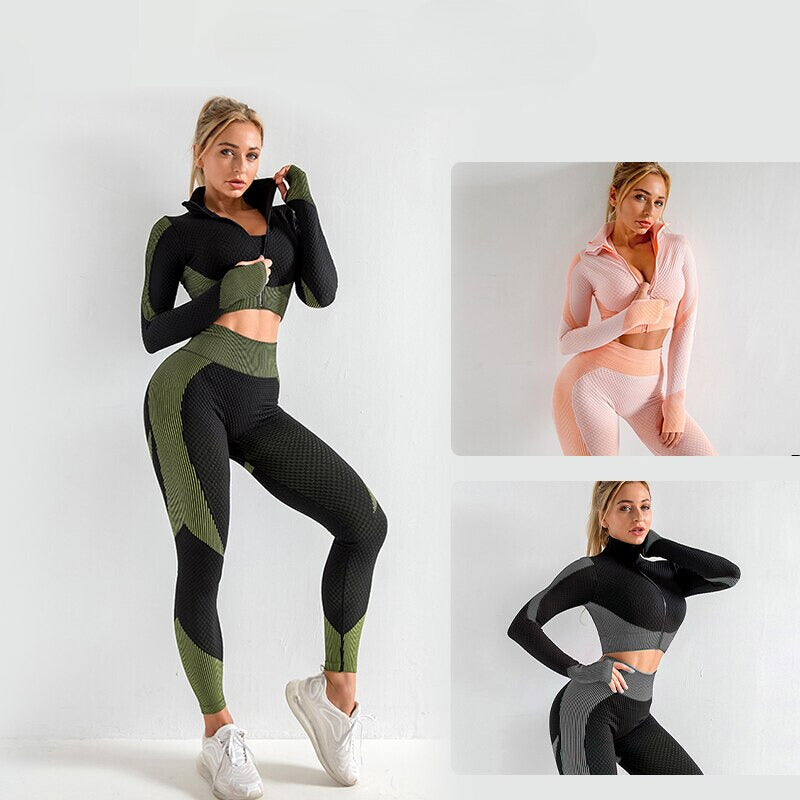 Seamless Activewear Set (3-piece)