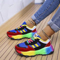 Breathable Lace-Up Running Shoes