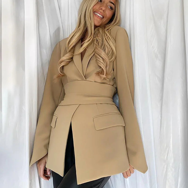 Belted Blazer