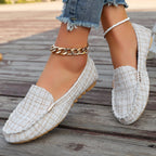 Comfortable Women's Slip-Ons with Leopard Print