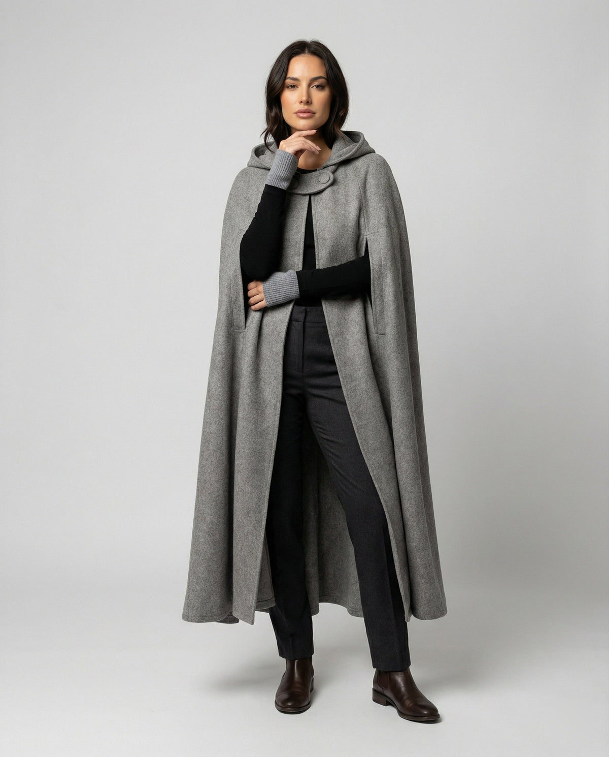 Women's Modern Hooded Cape