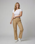 Women's Wide-Leg Pants with Elastic Waist