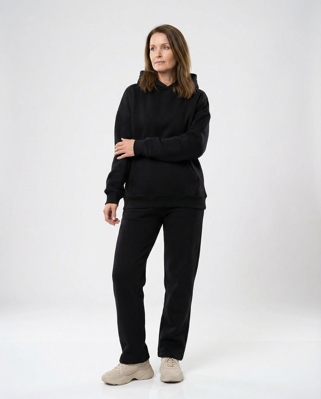 Sweat Set with High Collar