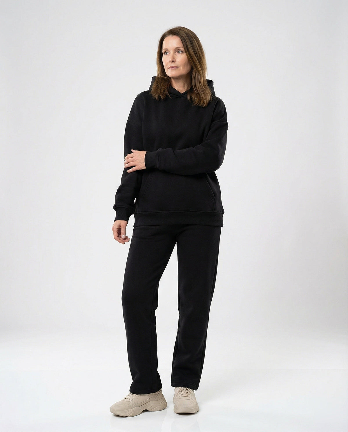 Sweat Set with High Collar