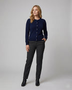 Women's Fine Knit Button-Down Cardigan