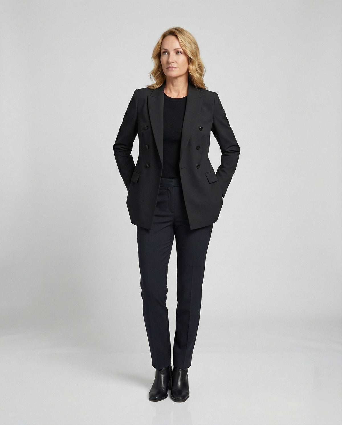 Women's Double-Breasted Blazer
