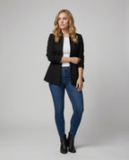 Sleeveless Houndstooth Blazer