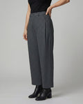 Women's High-Waisted Wide-Leg Dress Pants with Pleats