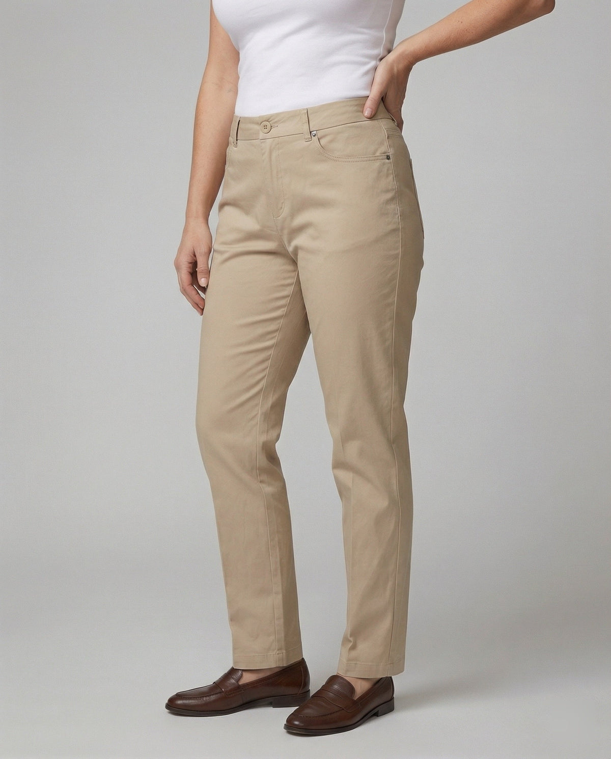 Women's High-Waisted Formal Trousers