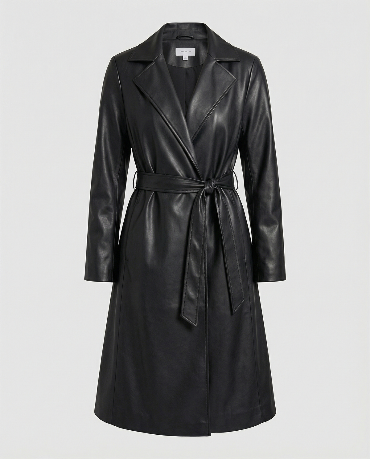 Women's Elegant Quilted Jacket in Trench Coat Style