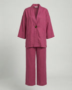 Two-Piece Set with Oversized Blouse