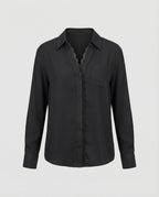 Women's Blouse with Lace Accents