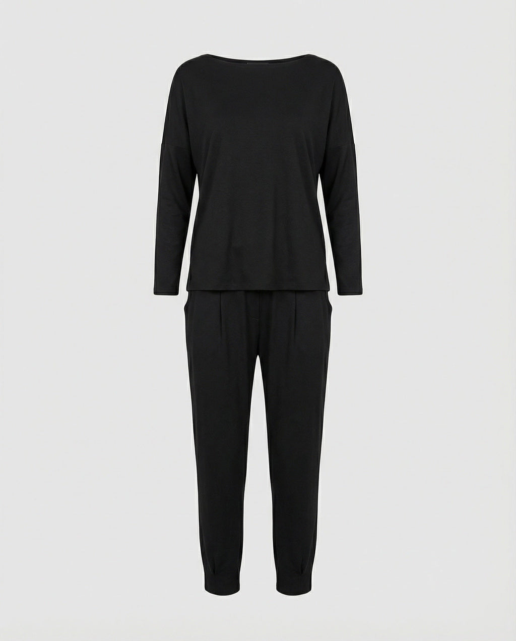 Women's Jogging Suit Lounge Set with Wide Sleeves and Pockets