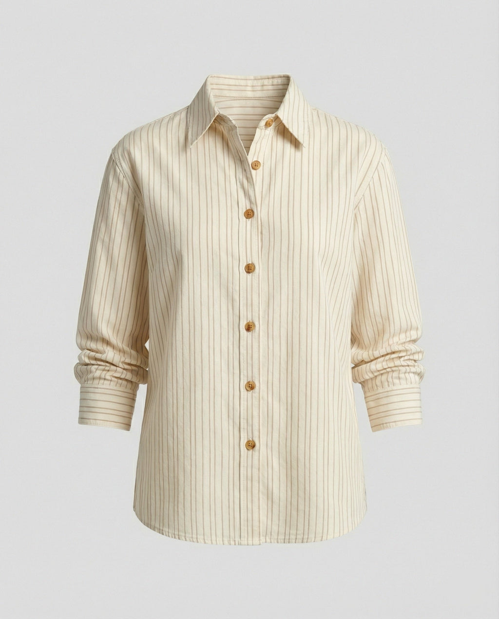 Women's Striped Button-Down Shirt