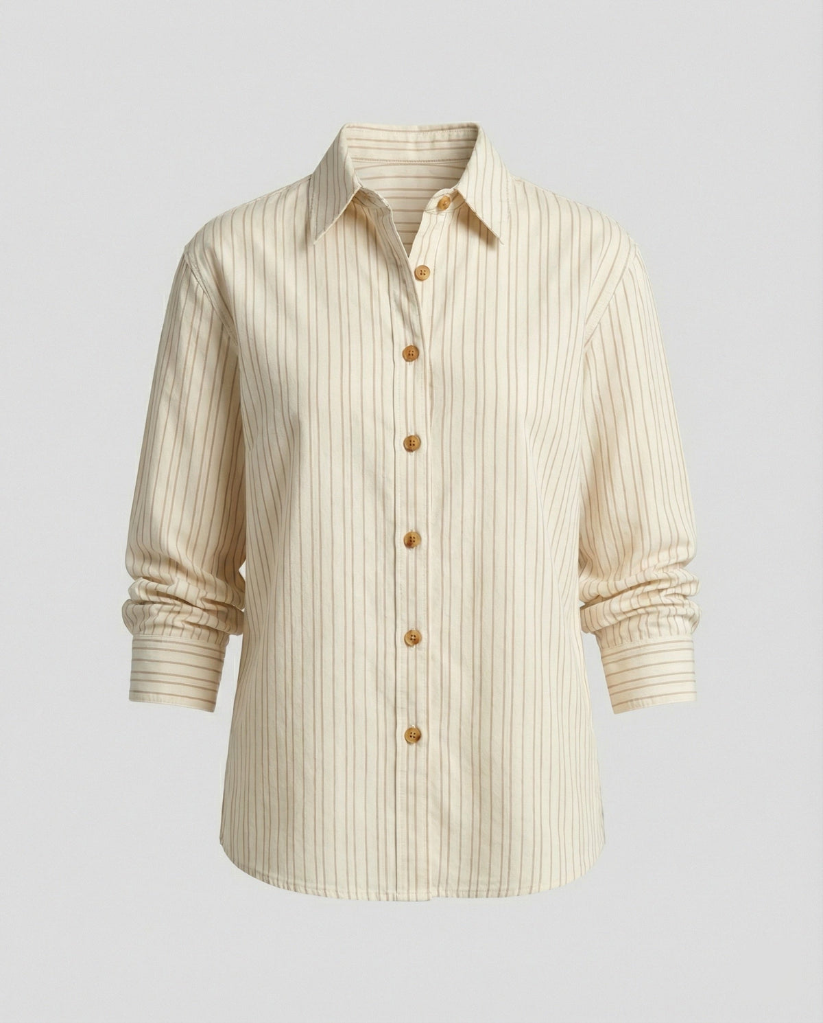 Women's Striped Button-Down Shirt