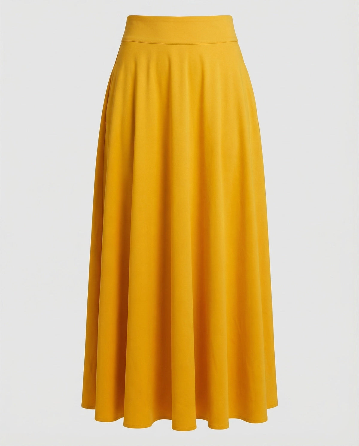 Women's Airy Maxi Skirt with High Waistband