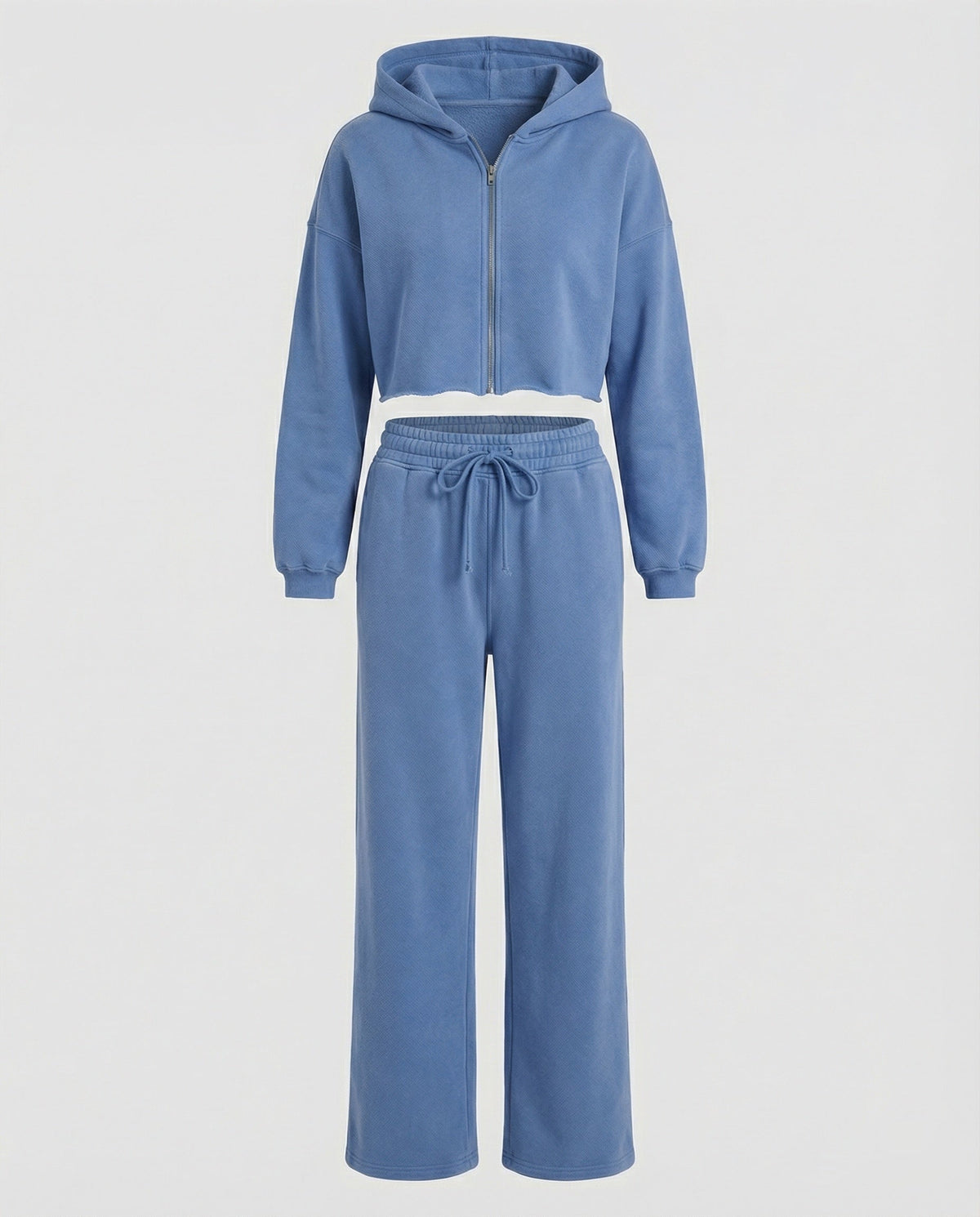 Women's Sweat Set with Hood and Jogging Trousers