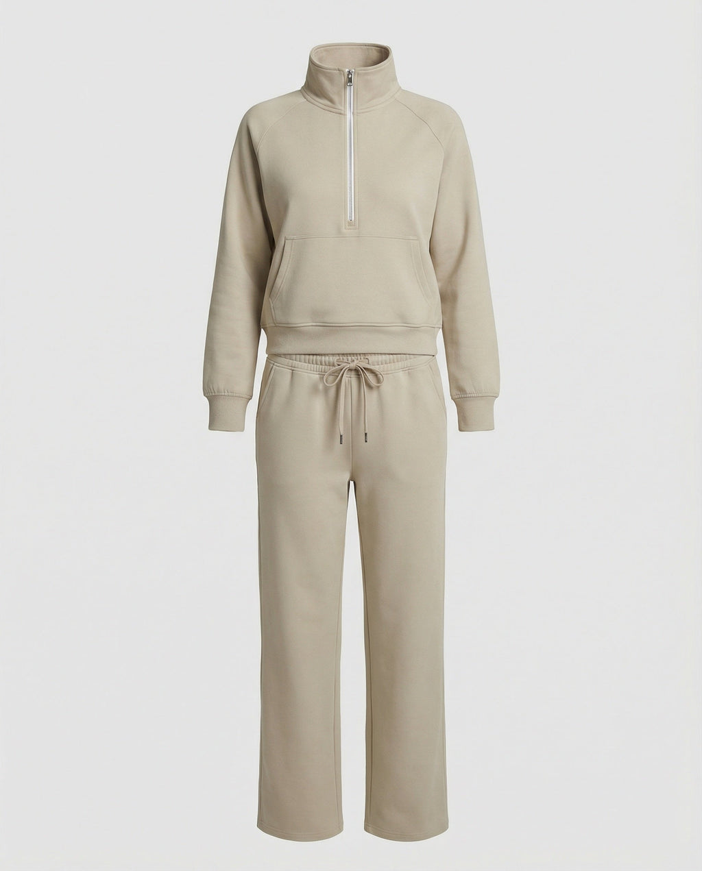 Women's Jogging Set with High Collar