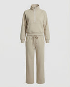 Women's Jogging Set with High Collar