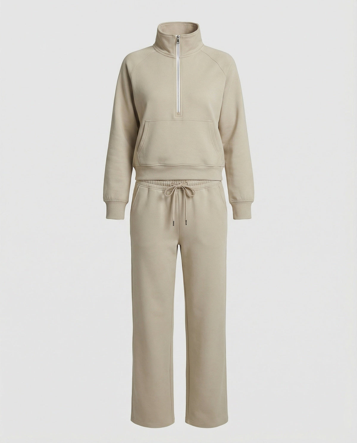 Women's Jogging Set with High Collar