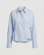 Women's Shirt with Asymmetrical Cut
