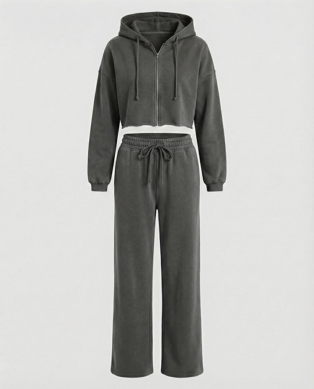 Women's Sweat Set with Hood and Jogging Trousers