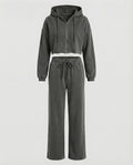 Women's Sweat Set with Hood and Jogging Trousers