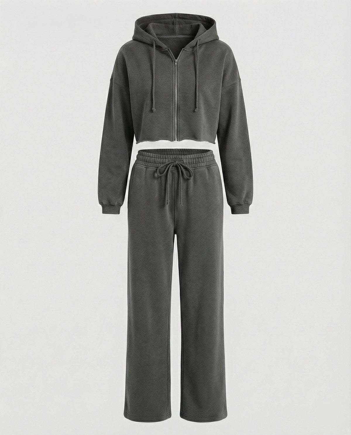 Women's Sweat Set with Hood and Jogging Trousers