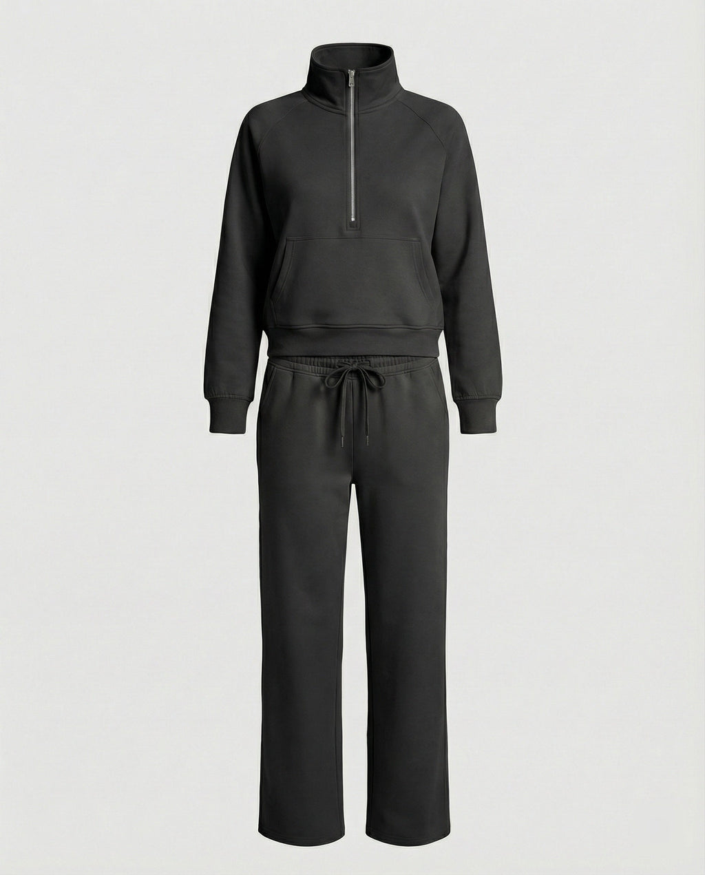 Women's Jogging Set with High Collar