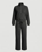 Women's Jogging Set with High Collar