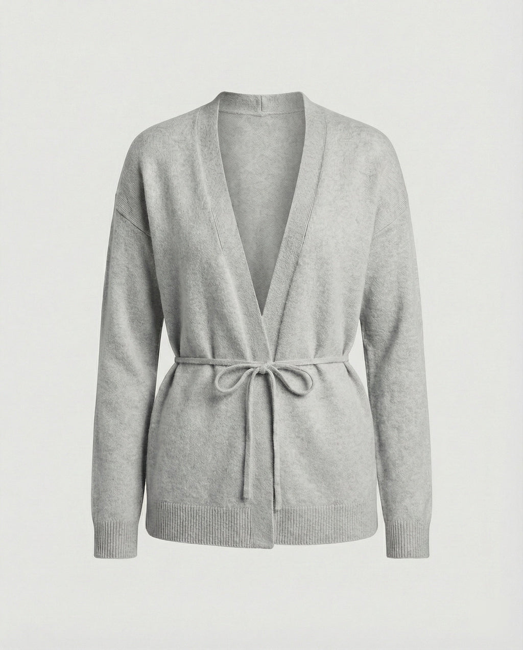 Women's Cardigan with Tie Belt