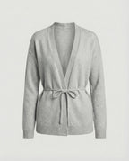 Women's Cardigan with Tie Belt