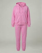 Women Fleece Jogging Suit with Hood
