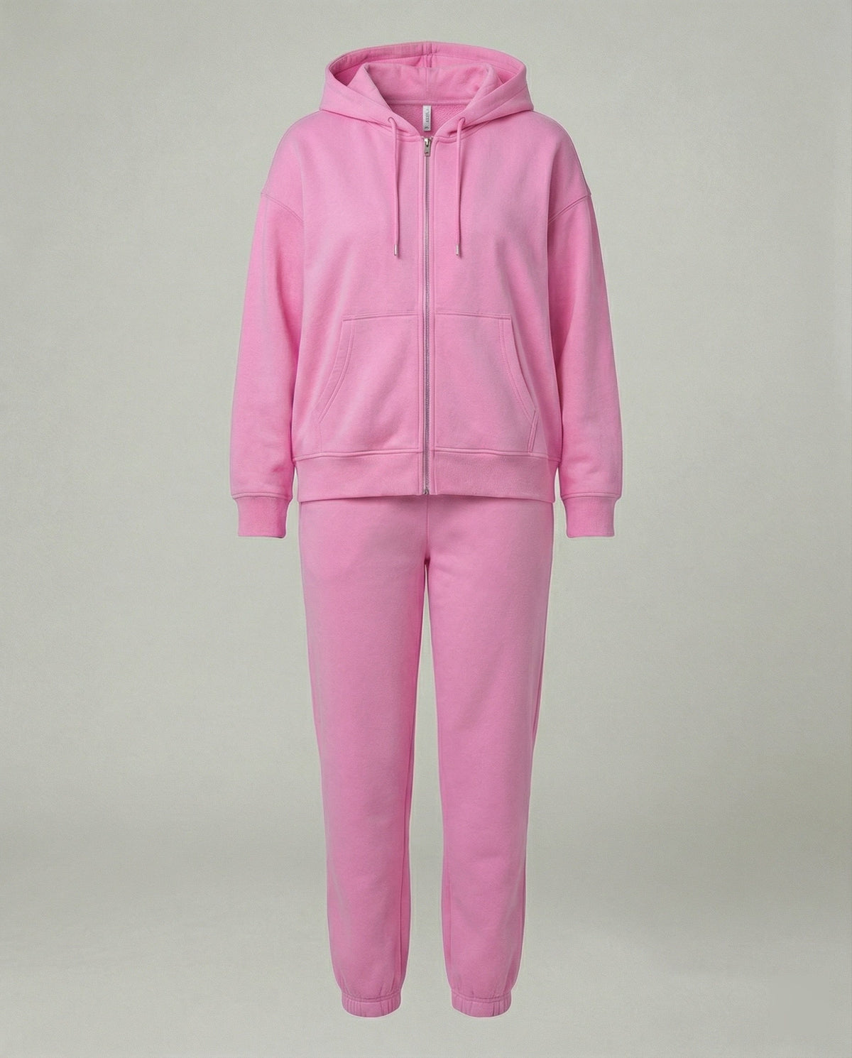 Women Fleece Jogging Suit with Hood
