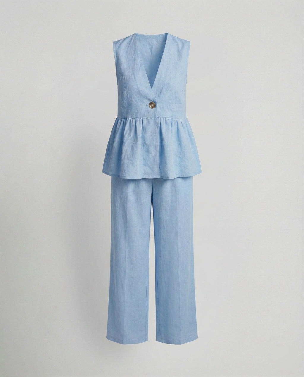 Elegant Women's Linen Trouser Suit