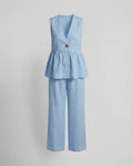 Elegant Women's Linen Trouser Suit