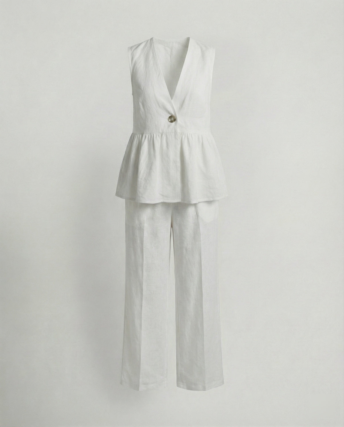 Elegant Women's Linen Trouser Suit