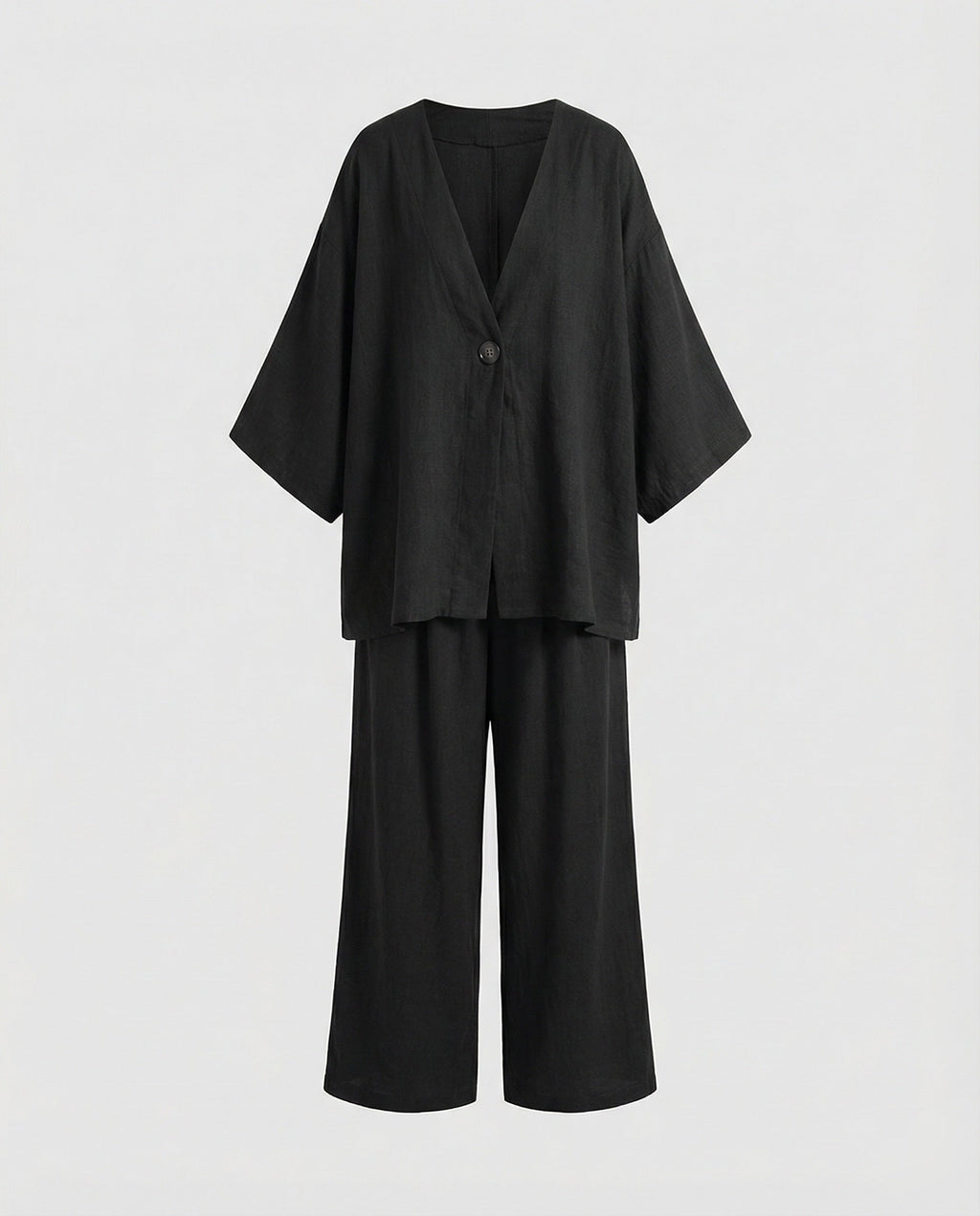 Two-Piece Set with Oversized Blouse