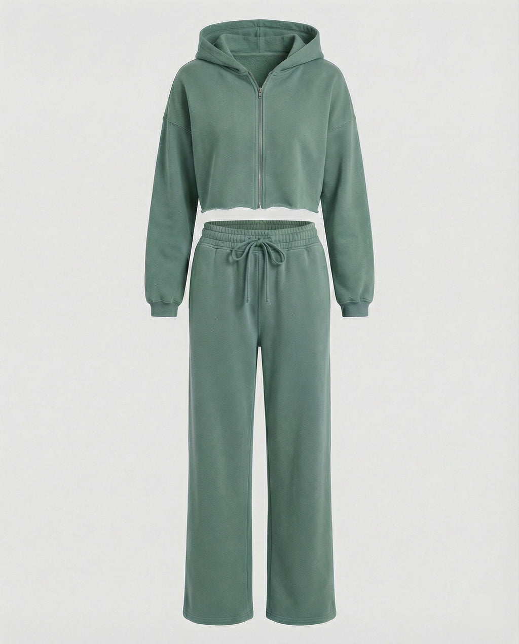 Women's Sweat Set with Hood and Jogging Trousers