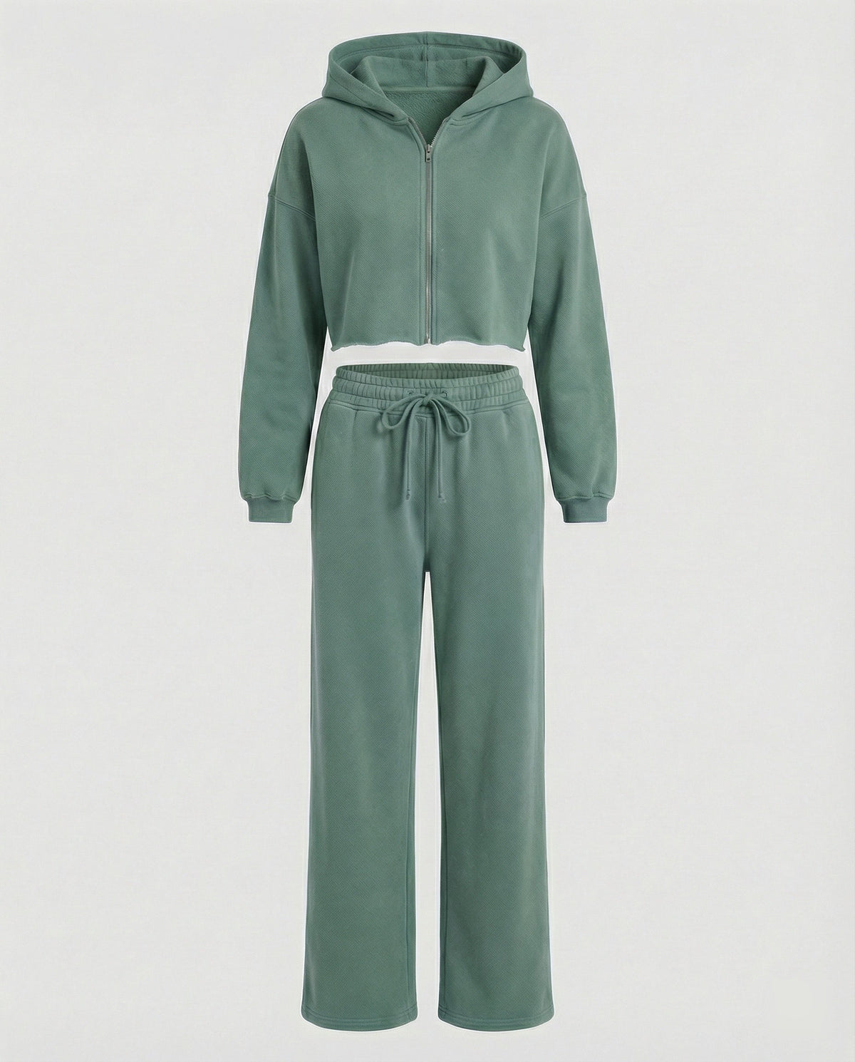 Women's Sweat Set with Hood and Jogging Trousers
