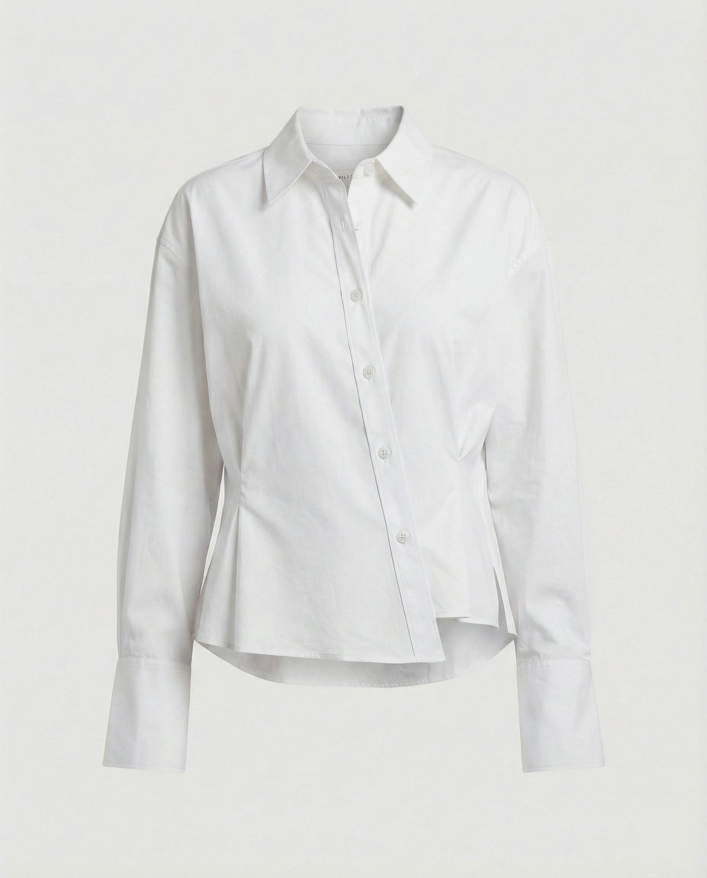Women's Shirt with Asymmetrical Cut