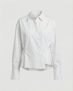 Women's Shirt with Asymmetrical Cut