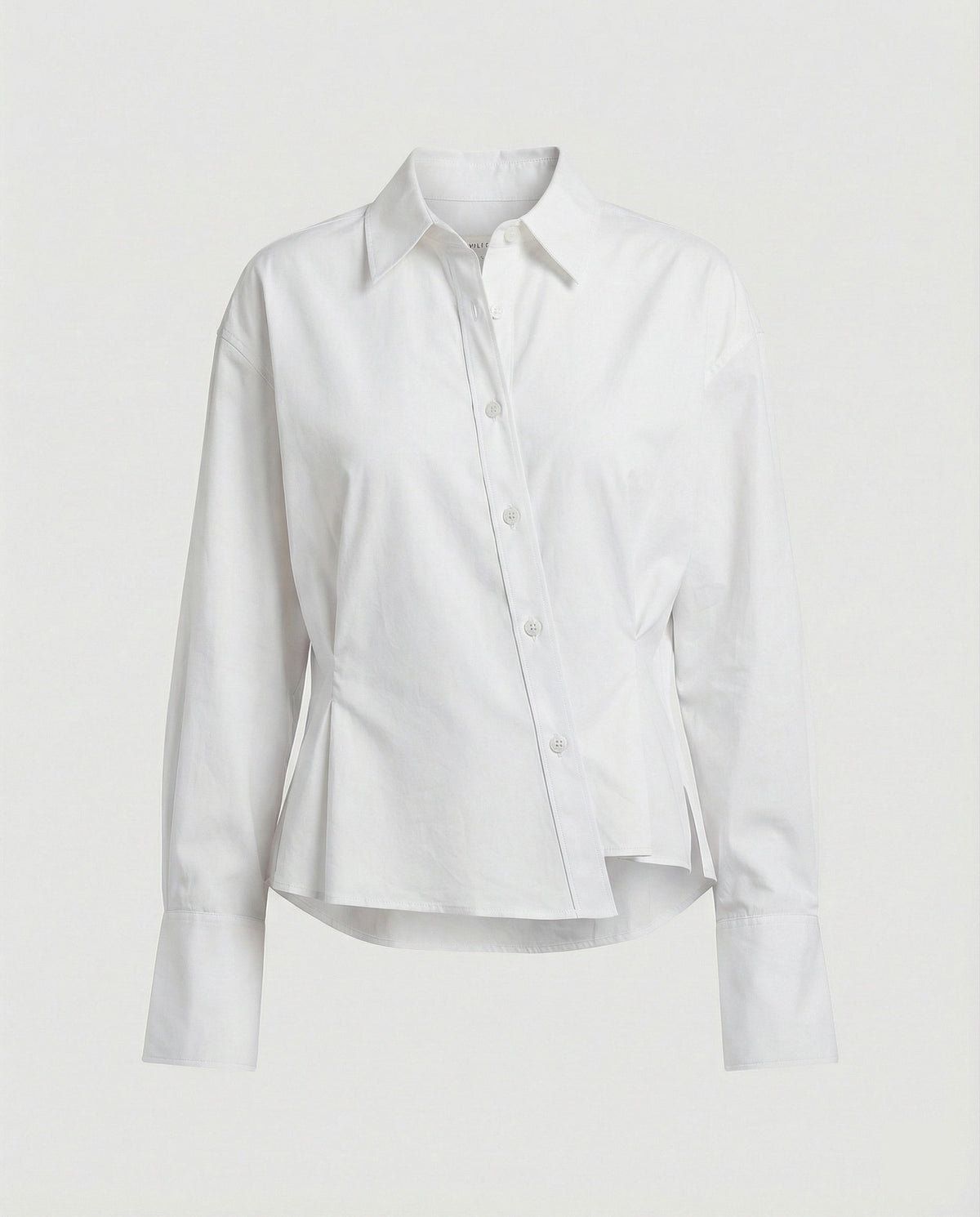 Women's Shirt with Asymmetrical Cut