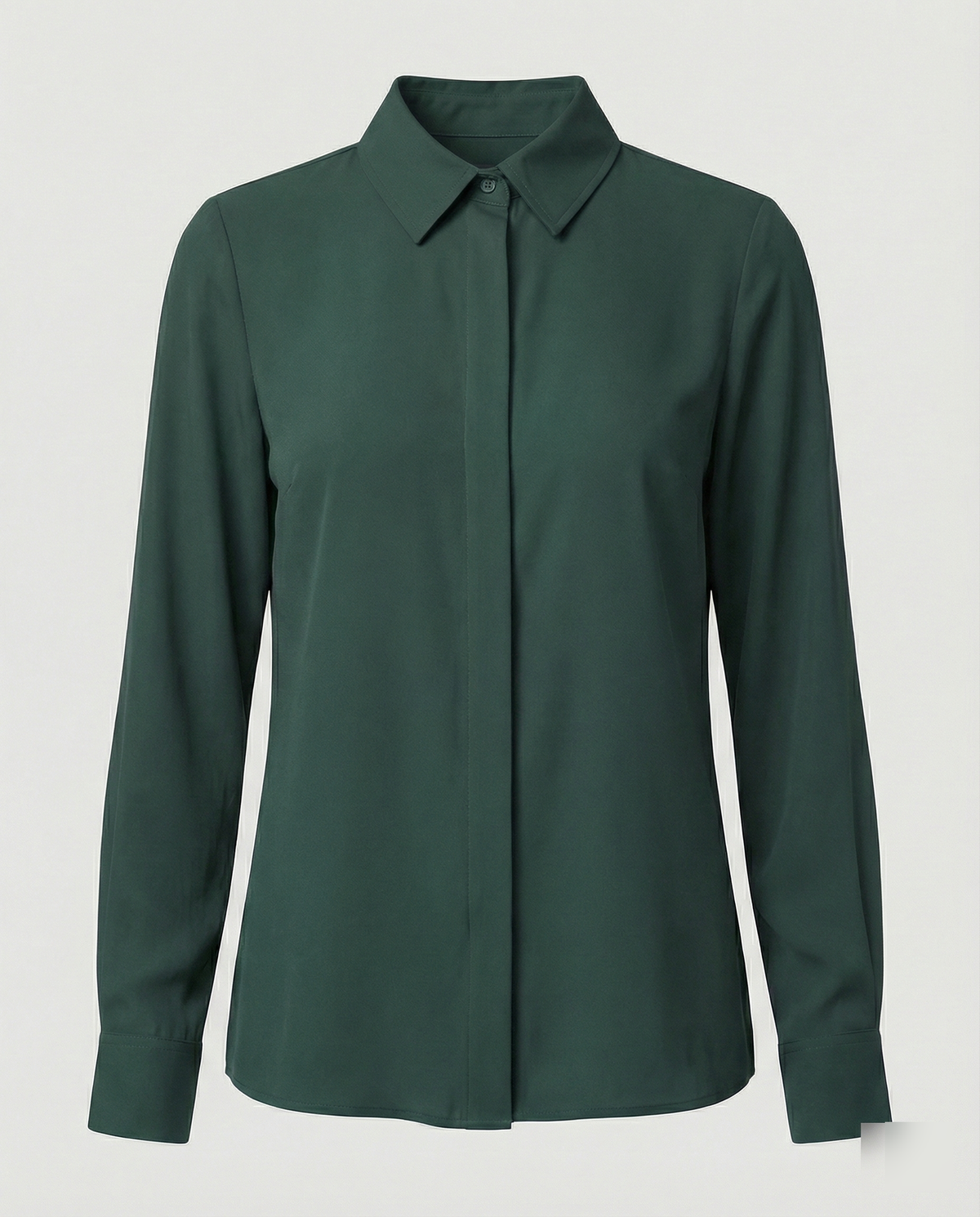 Elegant Women's Shirt Blouse with Luxurious Sheen